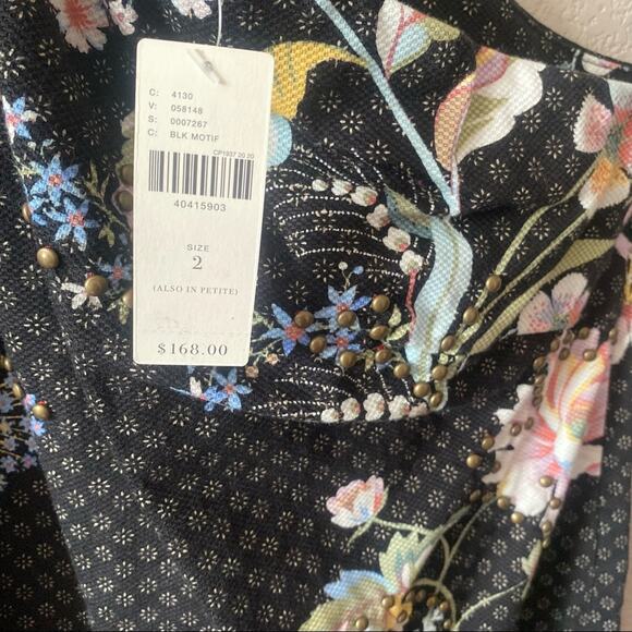 Anthro X Maeve NWT Ashbury One Shoulder cocktail Dress size 2 - Picture 8 of 16